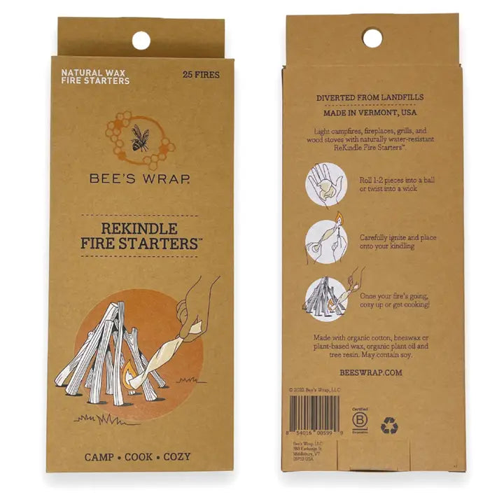 Bee's Wrap Rekindle Fire Starters™
